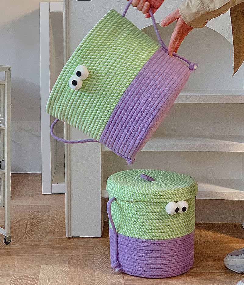 CreatureLand Googly Monster Toy Storage Basket (2 Sizes) - CreatureLand