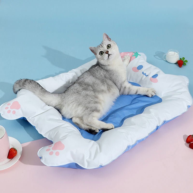CreatureLand Snow Kitty Cooling Mat - CreatureLand