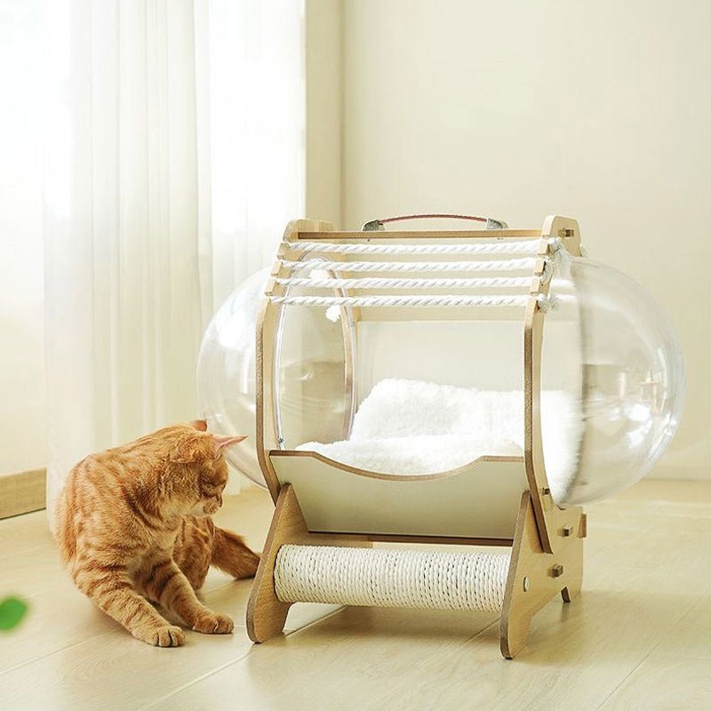 CreatureLand Space Capsule Cat Bed - CreatureLand