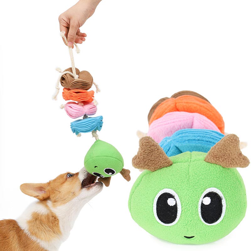 DogLemi Caterpillar Nose Work Dog Rope Toy - CreatureLand