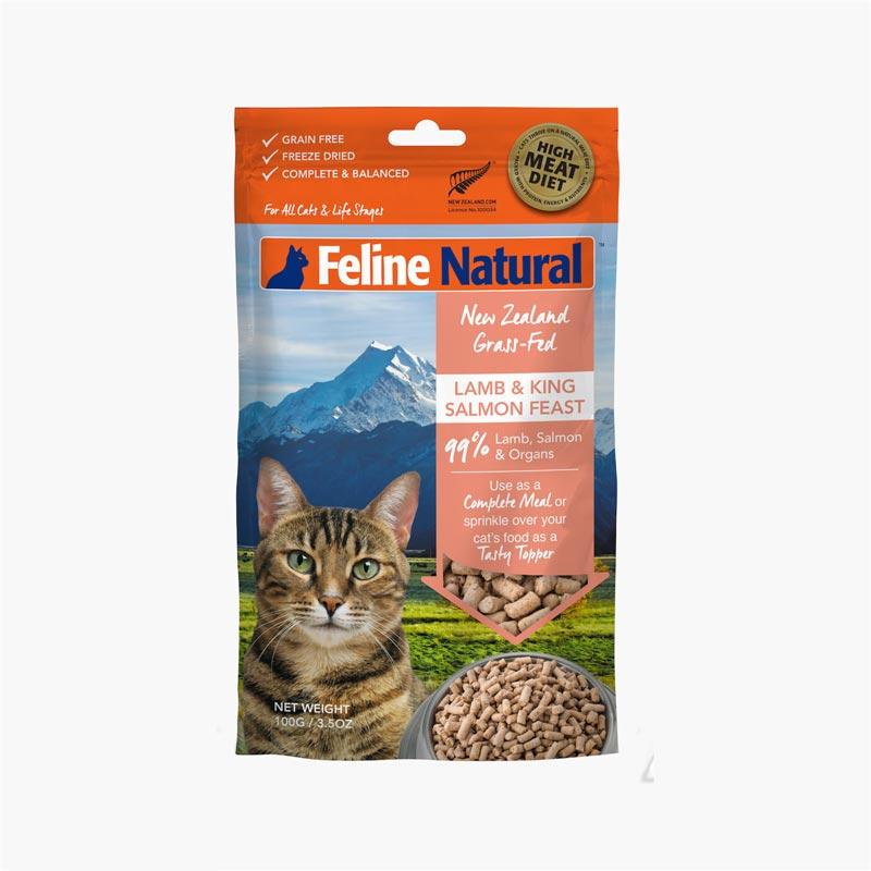Feline Natural Feline Freeze Dried Lamb & Salmon Topper (100g) - CreatureLand
