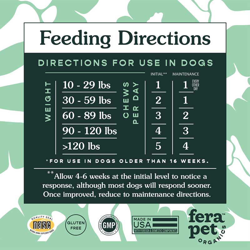 Fera Pet Organics Hip + Joint Support For Dogs - 337.5g - CreatureLand