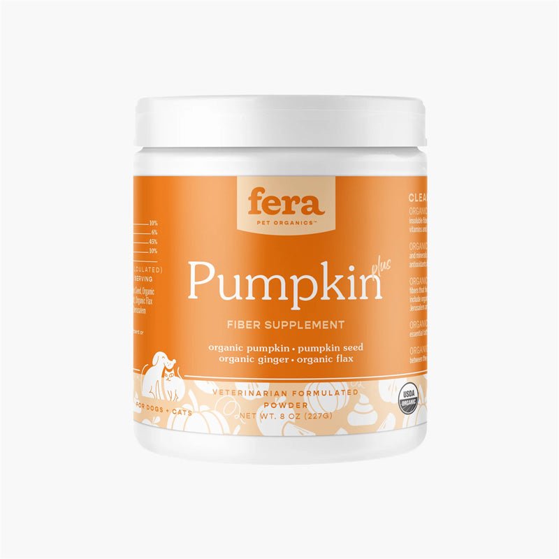Fera Pet Organics Pumpkin Plus Fiber Support For Dogs and Cats - CreatureLand
