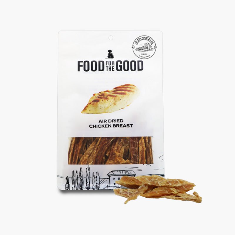 Food For The Good Air Dried Chicken Breast Treats For Dog & Cat (300g) - CreatureLand