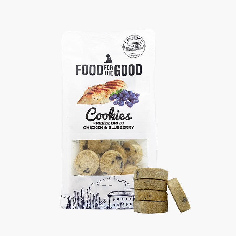 Food For The Good Freeze Dried Chicken & Blueberry Cookie For Dog & Cat (70g) - CreatureLand