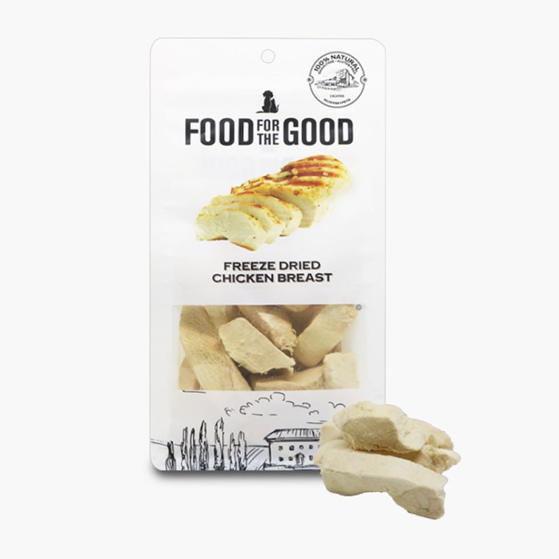 Food For The Good Freeze Dried Chicken Breast Treats For Dog & Cat (70g) - CreatureLand