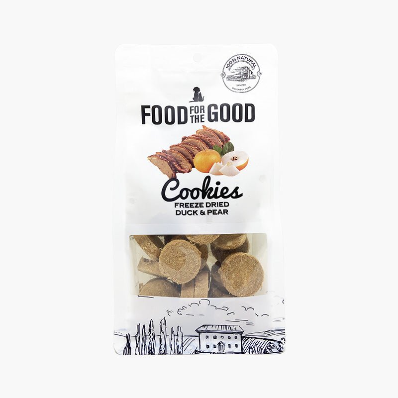 Food For The Good Freeze Dried Duck & Pear Cookie For Dog & Cat (70g) - CreatureLand