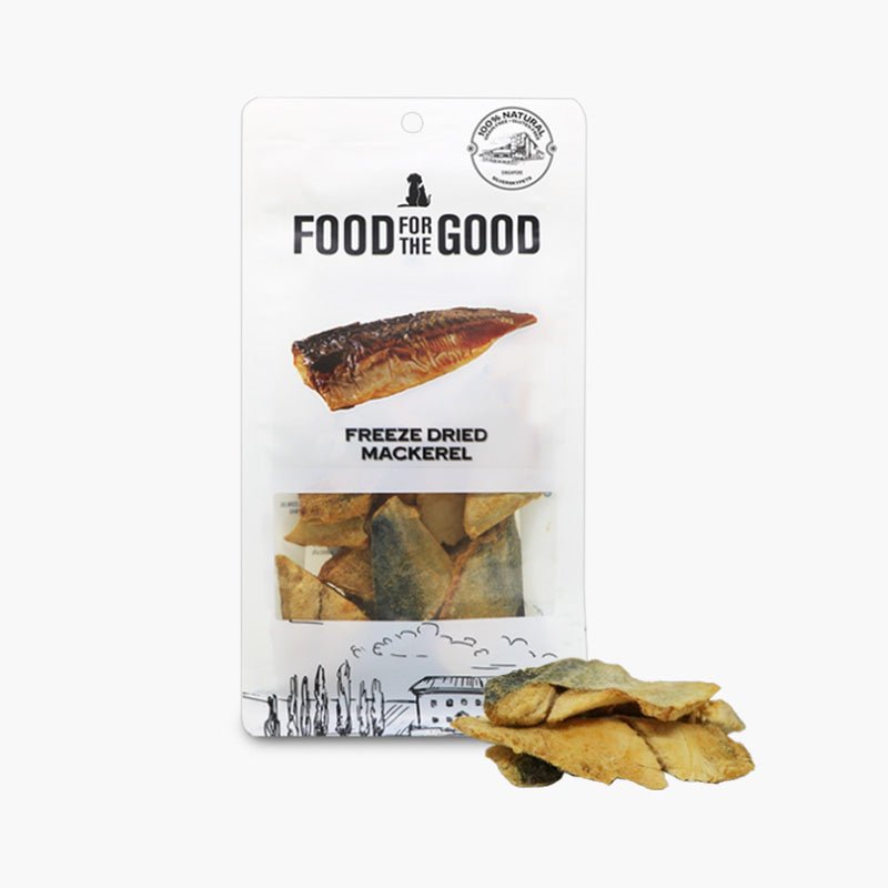 Food For The Good Freeze Dried Mackerel Treats For Dog & Cat (70g) - CreatureLand