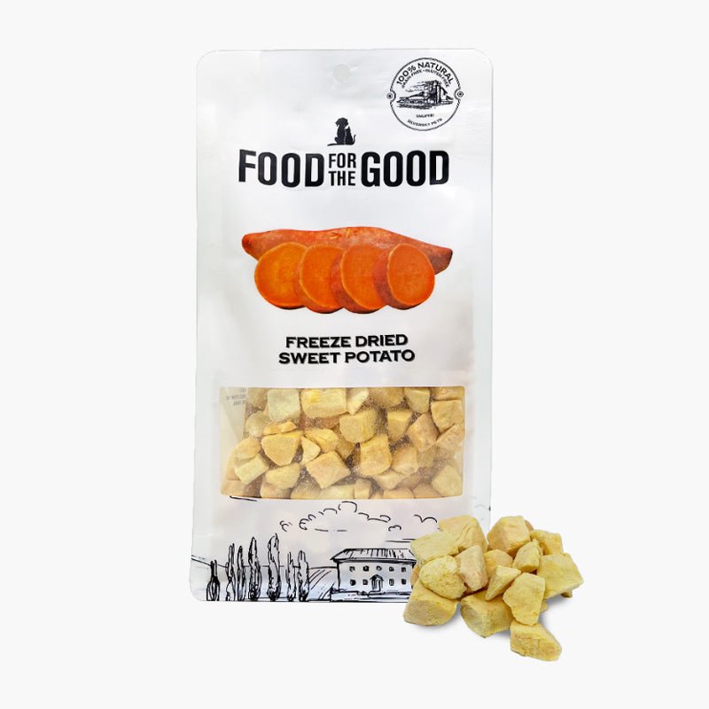 Food For The Good Freeze Dried Sweet Potato Treats For Dog & Cat (100g) - CreatureLand
