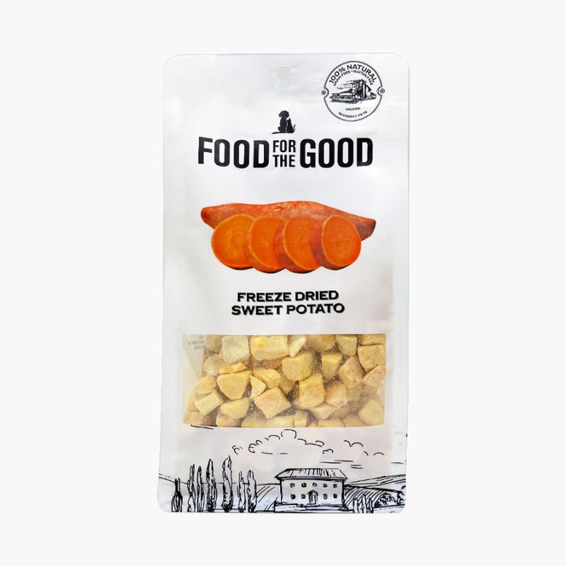 Food For The Good Freeze Dried Sweet Potato Treats For Dog & Cat (100g) - CreatureLand