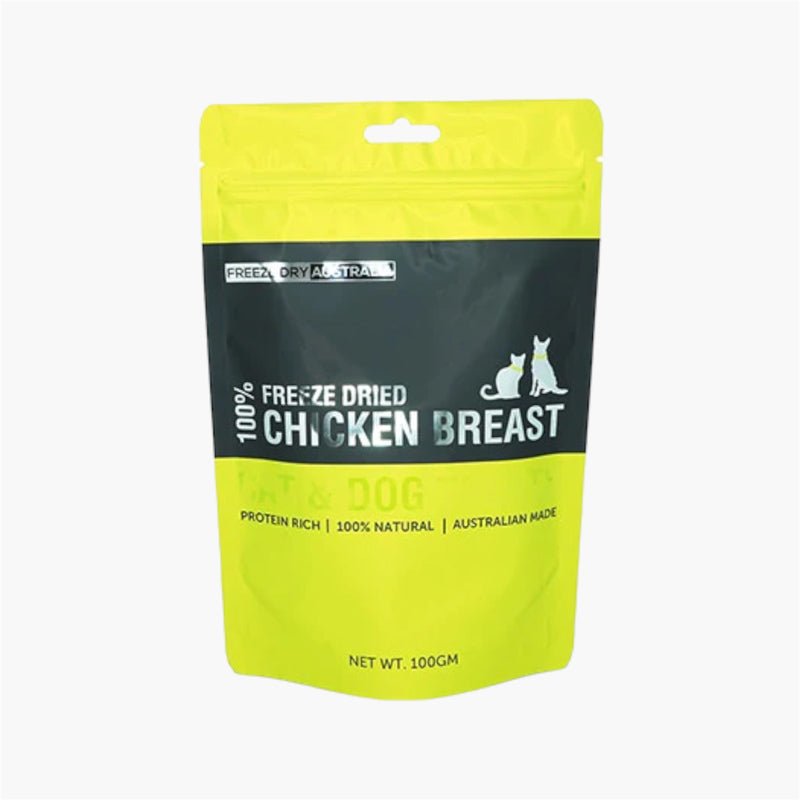 Freeze Dry Australia Freeze Dried Treats | Chicken Breast Chunks Treats (100g) - CreatureLand