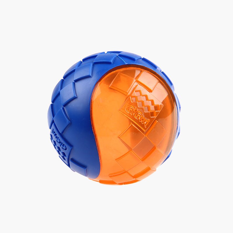 Gigwi Pet Ball Dog Toy - Blue and Orange ( 3 Sizes ) - CreatureLand