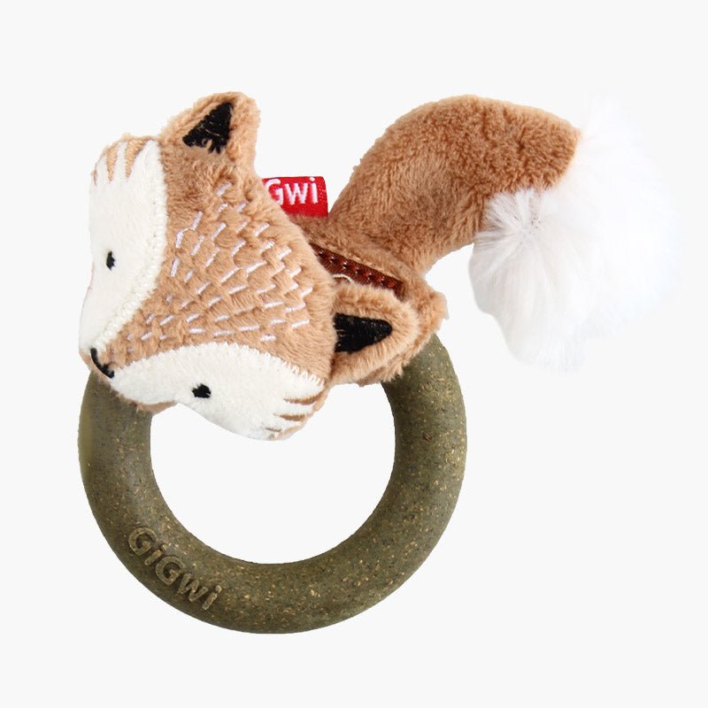 Gigwi Pet Eco Catch & Scratch Silvervine Ring Cat Toy - Fox - CreatureLand