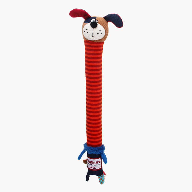 Gigwi Pet Plush Friendz Crunchy Neck Dog Toy - Dog - CreatureLand