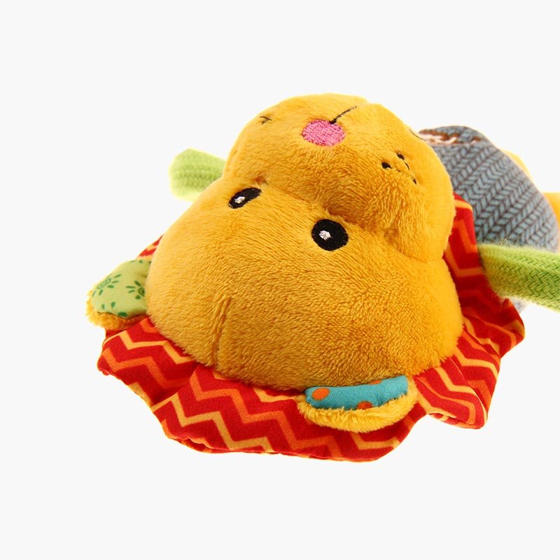 Gigwi Pet Plush Friendz Tug Dog Toy - Lion - CreatureLand