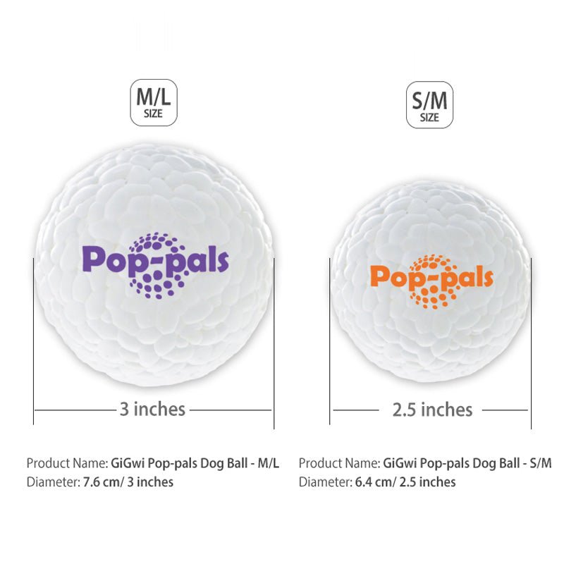 Gigwi Pet Pop-Pals High Bounce Ball Dog Toy (2 Sizes) - CreatureLand