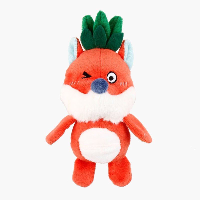 Gigwi Pet Pull Me Out Interactive Plush Dog Toy - Fox - CreatureLand