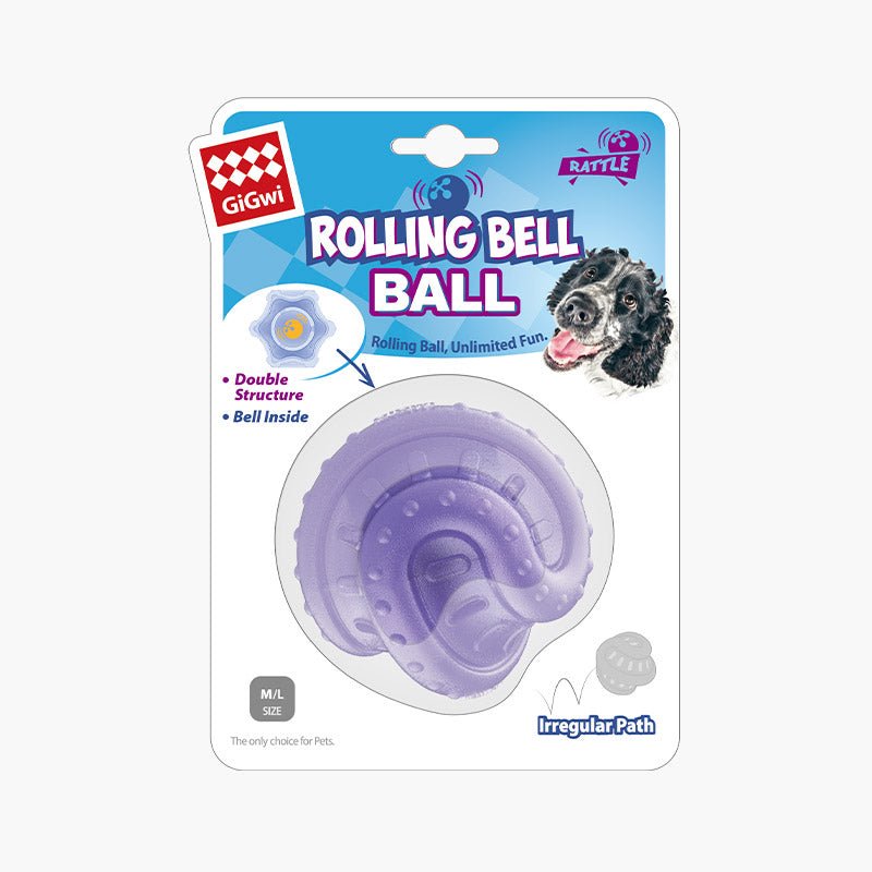 Gigwi Pet Rolling Bell Ball Dog Toy - CreatureLand