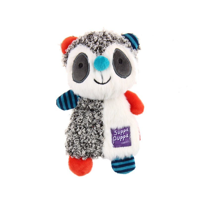 Gigwi Pet Suppa Puppa Crinkly Plush Dog Toy -Racoon - CreatureLand