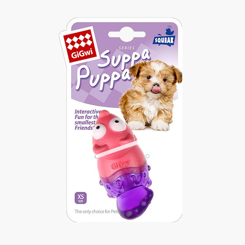 Gigwi Pet Suppa Puppa Fox TPR Dog Toy - CreatureLand