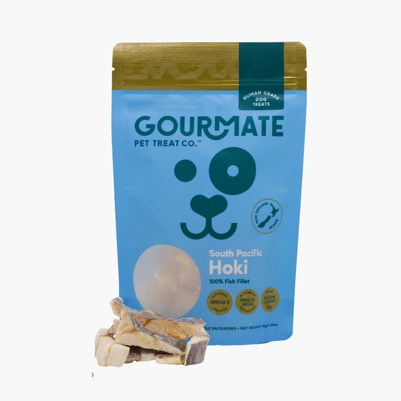 Gourmate Pet Treat Co. Freeze Dried South Pacific Hoki Dog Treats (45g) - CreatureLand