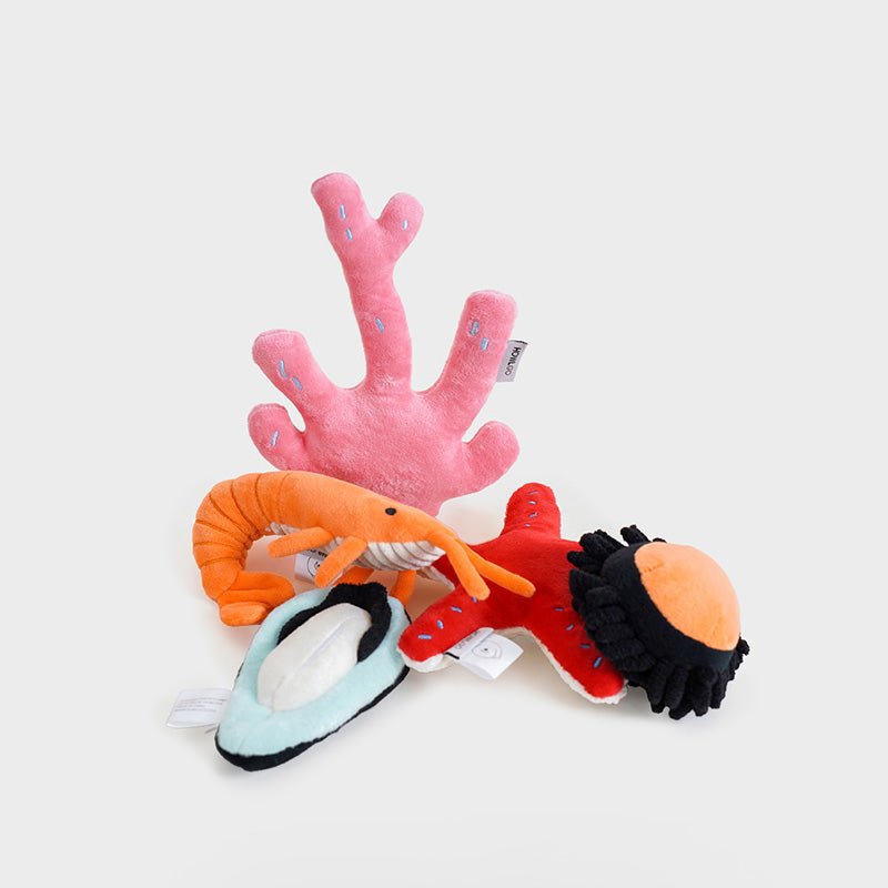 Howlpot HOWLGO Coral Reef Squeaker Dog Toy - CreatureLand