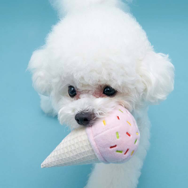 Howlpot HOWLGO Ice Cream Cone Crinkle Dog Toy - CreatureLand