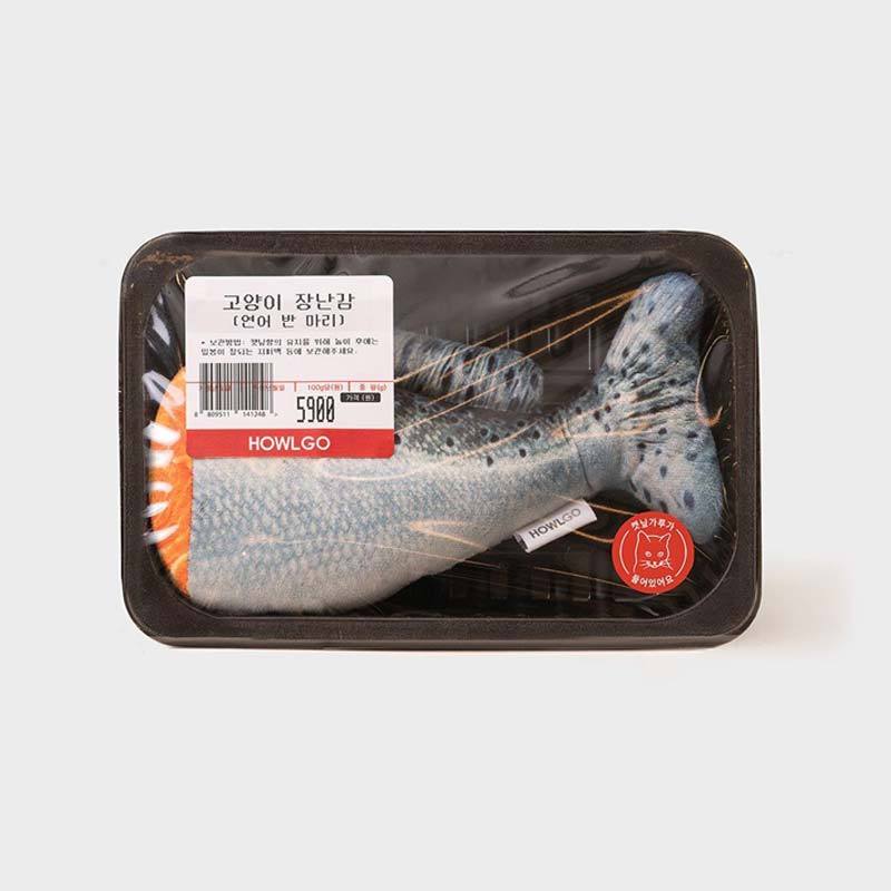 Howlpot HOWLGO Salmon Tail Catnip Toy - CreatureLand