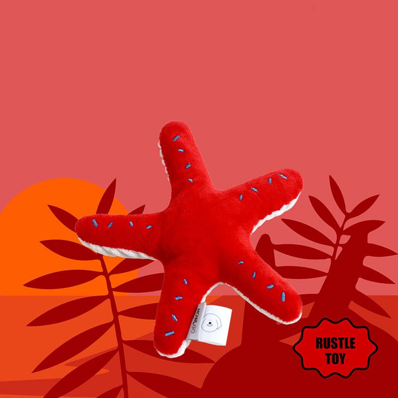 Howlpot HOWLGO Starfish Crinkle Dog Toy - CreatureLand