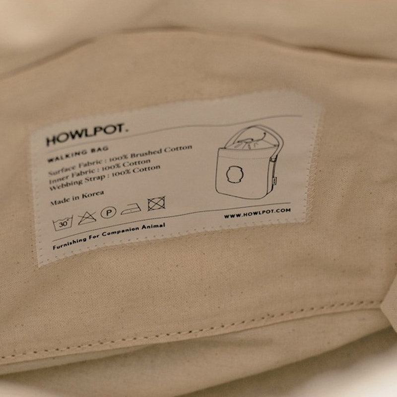 Howlpot Howlpot LIFE Walk Bag - Light Beige - CreatureLand
