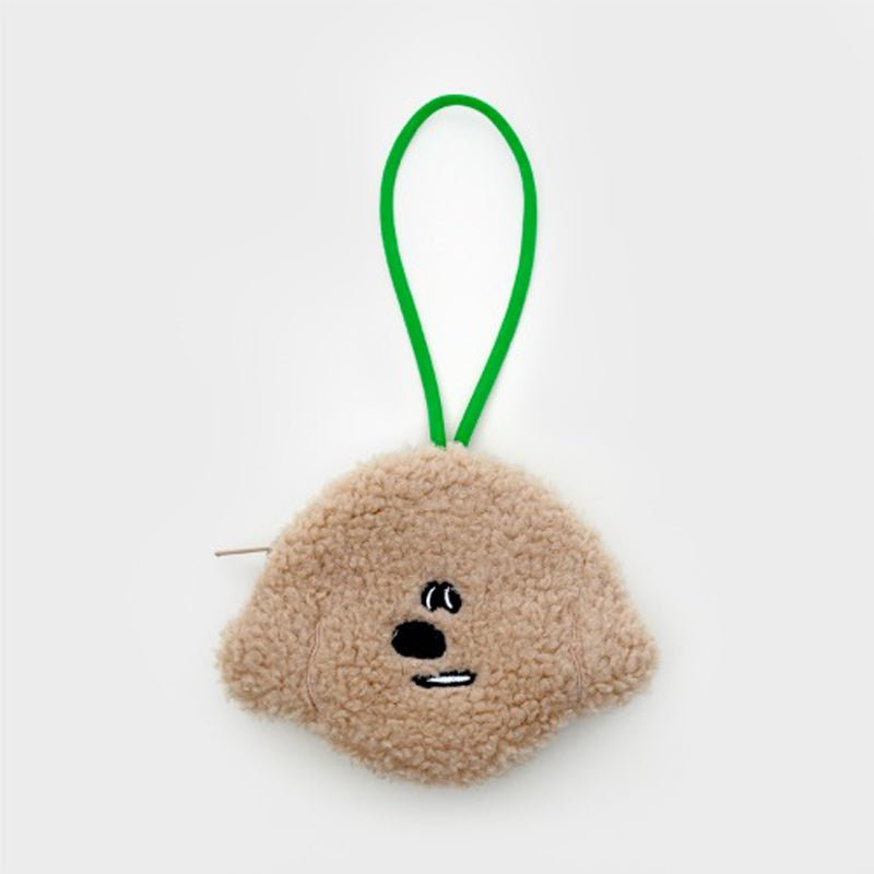 Howlpot Life Furry Poop Bag Pouch - Beige - CreatureLand