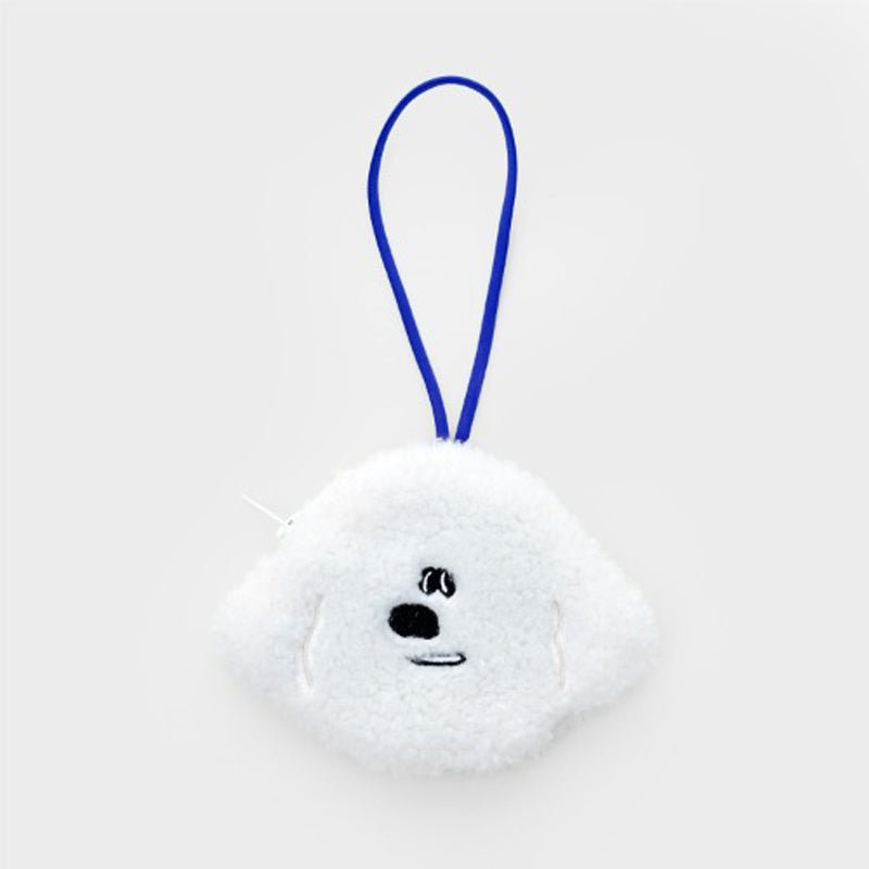 Howlpot Life Furry Poop Bag Pouch - White - CreatureLand
