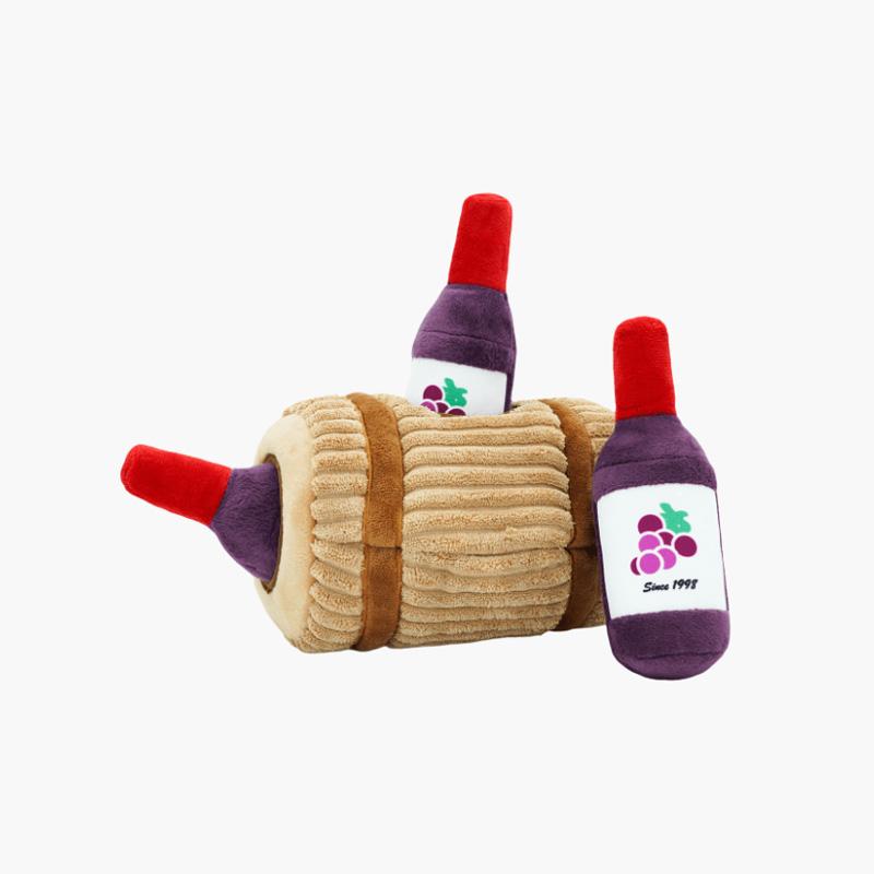 HugSmart Autumn Tailz – Wine Barrel Puzzle Hunting Toy - CreatureLand