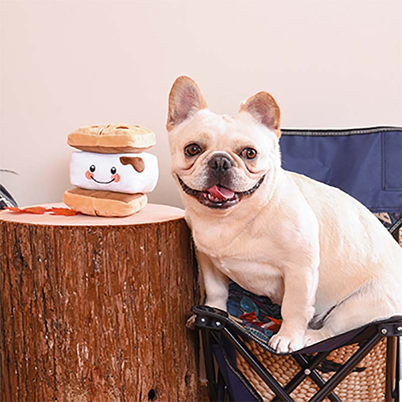HugSmart Camping Pups – S’more Dog Toy - CreatureLand