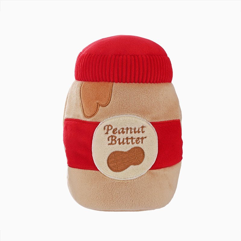 Hand Knit Peanut Butter Dog Toy