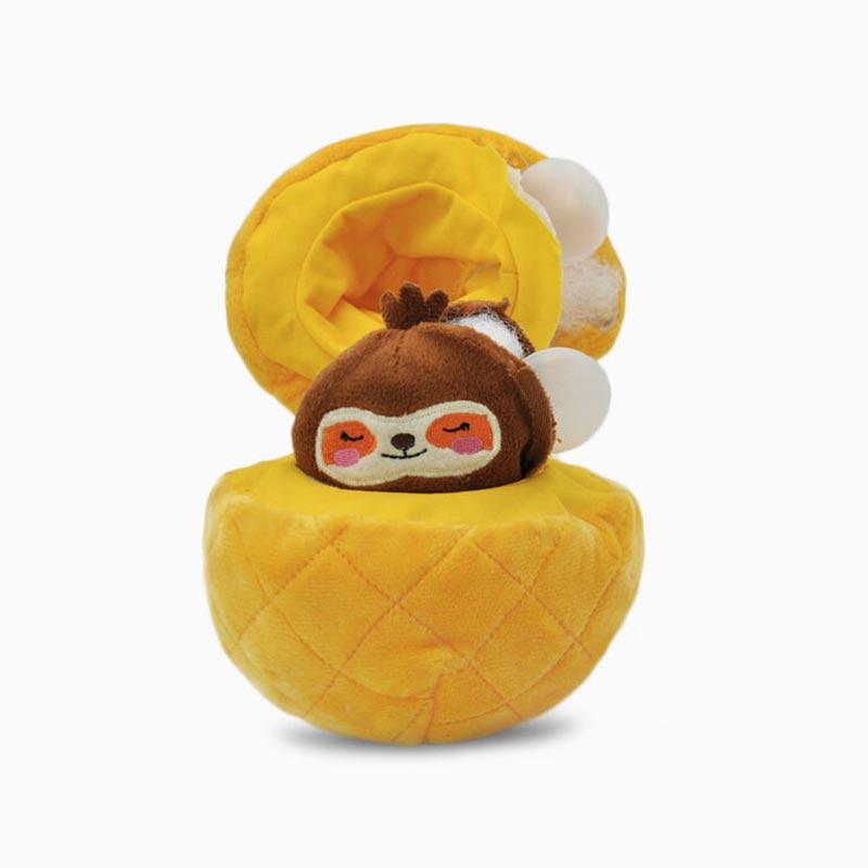 HugSmart Fruity Critterz – Pineapple Dog Toy - CreatureLand