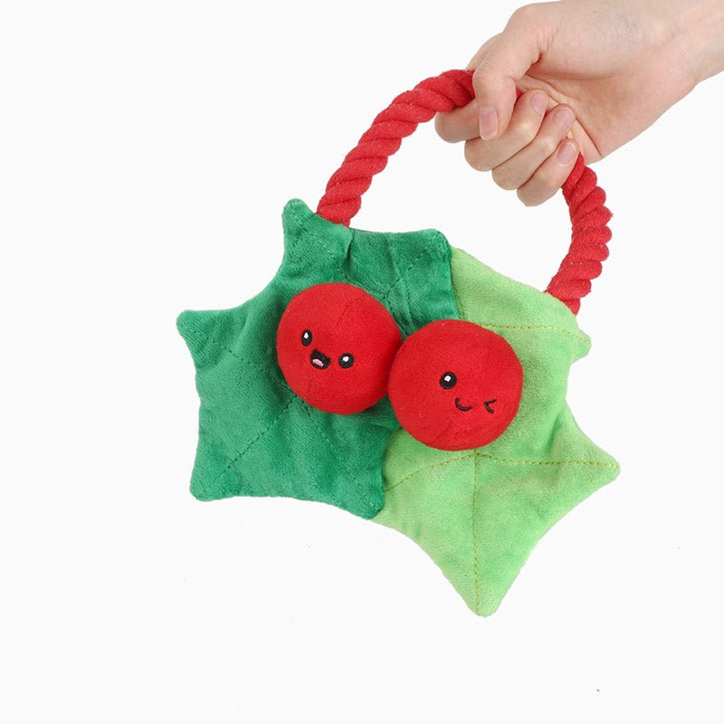 HugSmart Happy Woofmas — Christmas Berry Dog Toy - CreatureLand