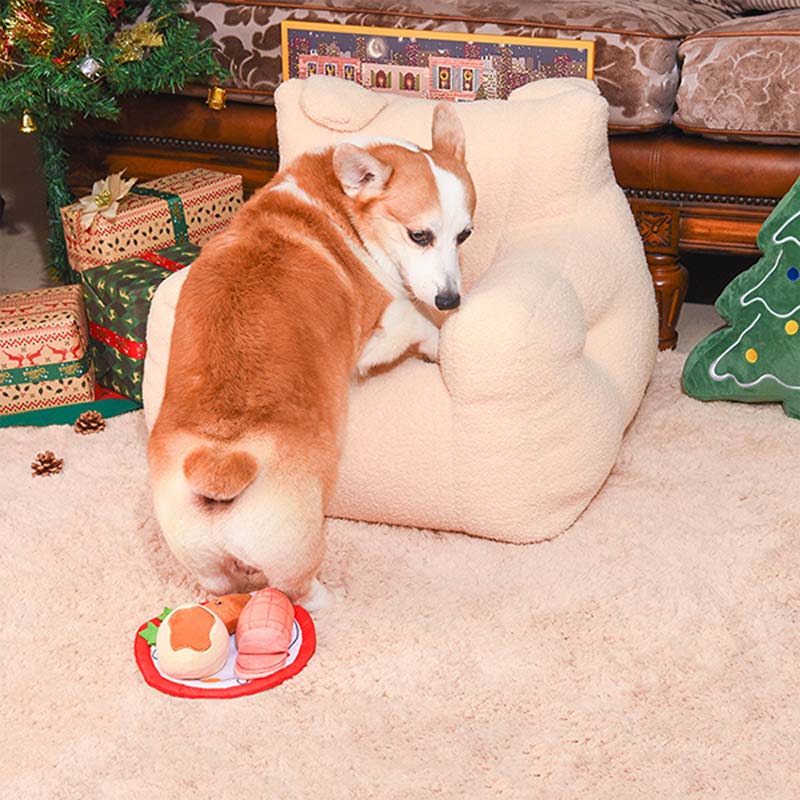 HUGSMART, Christmas Dinner Snuffle Dog Toy