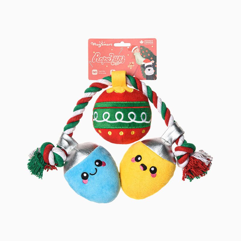 HugSmart Happy Woofmas — Christmas Light Dog Toy - CreatureLand