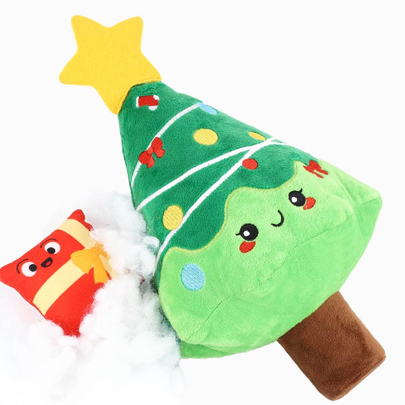 HugSmart Happy Woofmas — Christmas Tree Dog Toy - CreatureLand