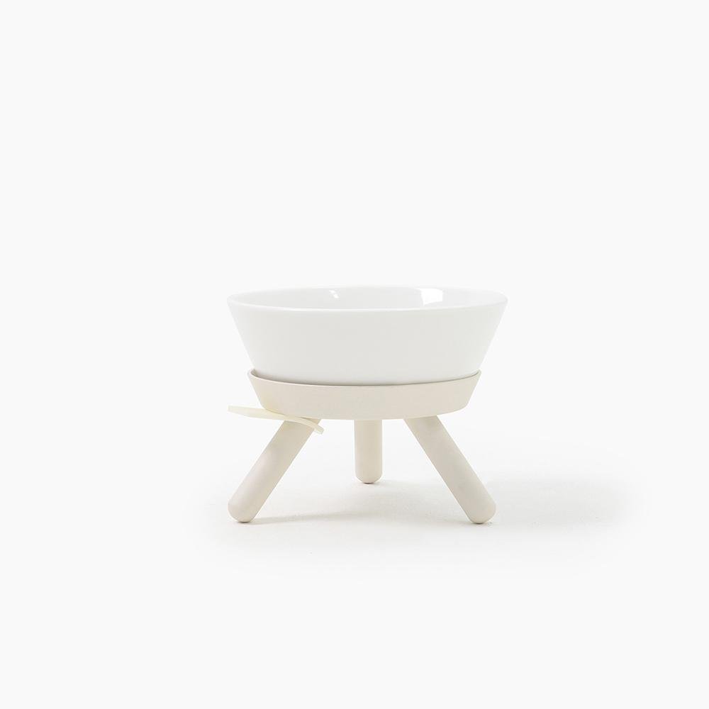 Inherent Oreo Medium Bowl - White - CreatureLand