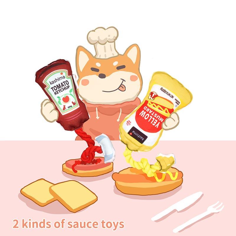 Kashima Tomato Ketchup Dog Toy - CreatureLand