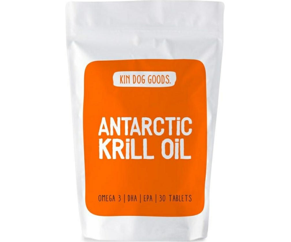 Kin Dog Goods Antartic Krill Oil Dog Supplement (30 tablets) - CreatureLand