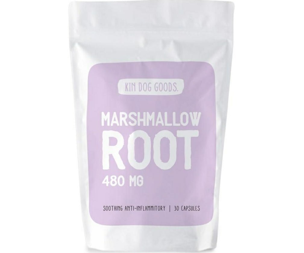 Kin Dog Goods Marshmallow Root Dog Supplement (30 caps) - CreatureLand