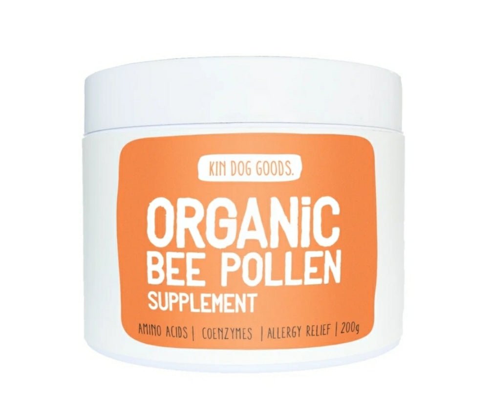 Kin Dog Goods Organic Bee Pollen Dog Supplement (200g) - CreatureLand