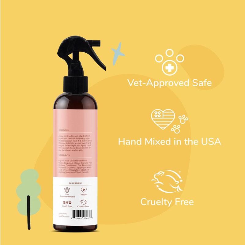 Kin+Kind Grapefruit Coat Spray For Dog Smells - 354ml - CreatureLand