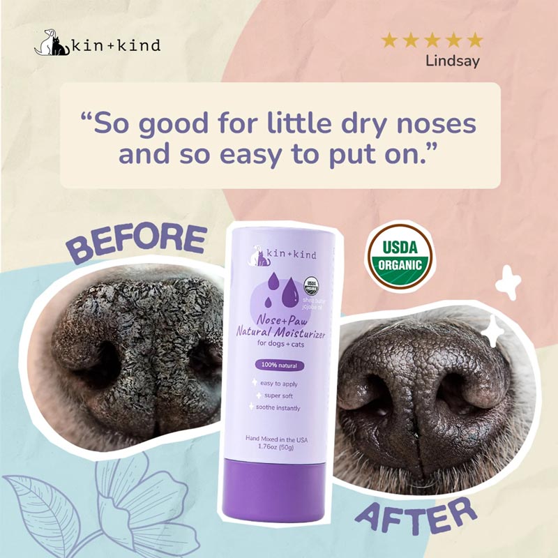 Kin+Kind Nose & Paw Moisturiser For Dogs and Cats - 1.76oz - CreatureLand