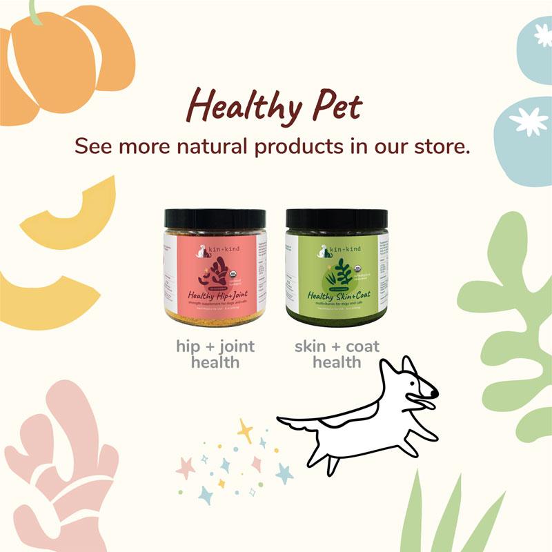 Kin+Kind Organic Healthy Skin & Coat Dog and Cat Supplement - CreatureLand