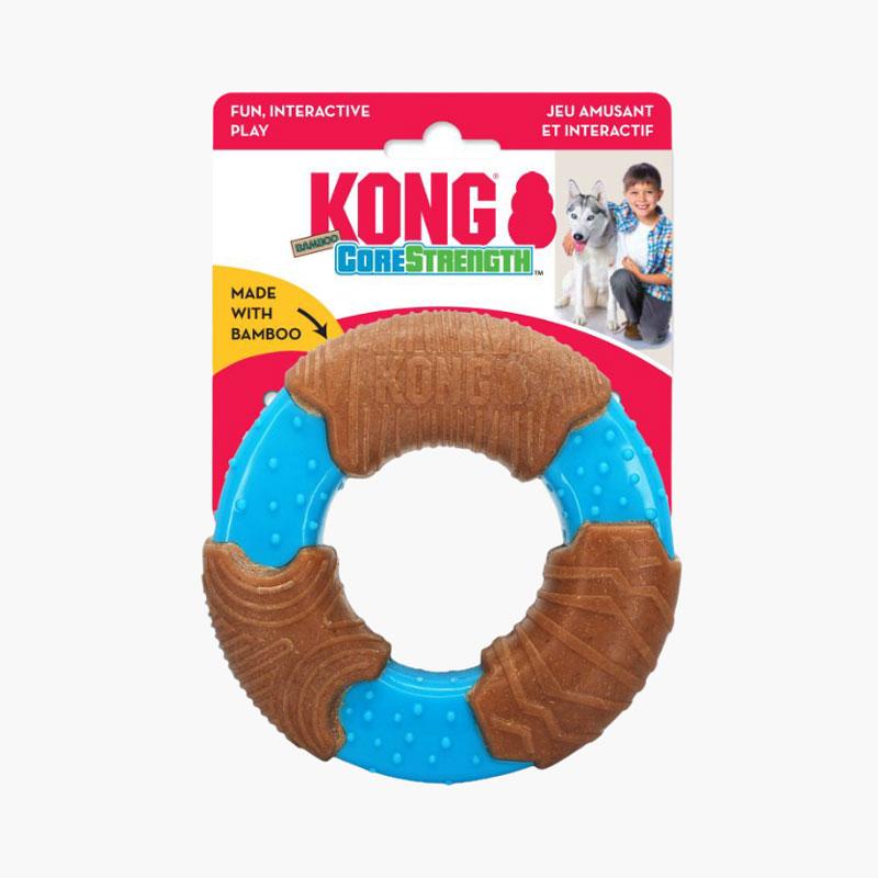 KONG® Corestrength Bamboo Ring Dog Toy (2 Sizes) - CreatureLand