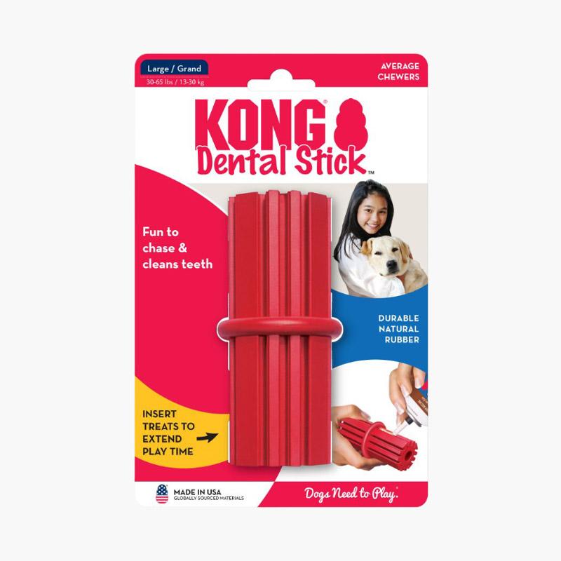 KONG® Dental Stick Dog Toy (3 Sizes) - CreatureLand